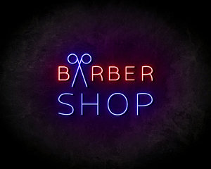 Barbershop Simpel - LED Neon Leuchtreklame