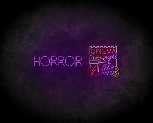 Horror neon sign - LED Neon Reklame