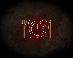 Food o'clock - LED Neon Leuchtreklame