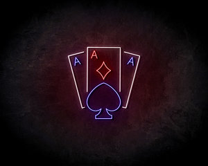 Aces - LED Neon Leuchtreklame