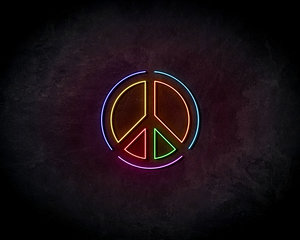 Peace - LED Neon Leuchtreklame - Neonschild Neon Schild