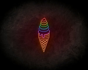Ice cream - LED Neon Leuchtreklame
