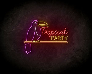Tropical party neon sign - LED Neon Reklame