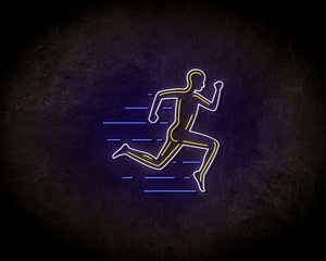 Running men neon sign - LED Neon Reklame
