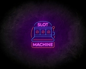 Slot machine neon sign - LED Neon Reklame