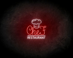 Chef's restaurant neon sign - LED Neon Reklame