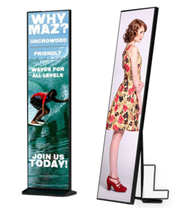 Indoor LED video poster 1964 x 596 mm Indoor LED video poster 1964 x 596 mm