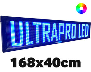 UltraPro Serie - Professionelle LED Leuchtreklame Maße 168 x 40 x 7 cm UltraPro Serie - Professionelle LED Leuchtreklame Maße 168 x 40 x 7 cm