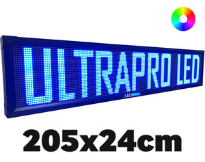 UltraPro Serie - Professionelle LED Leuchtreklame Maße 205 x 23,8 x 7 cm UltraPro Serie - Professionelle LED Leuchtreklame Maße 205 x 23,8 x 7 cm