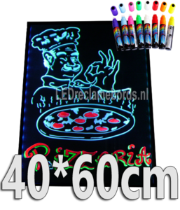 LED schrijfbord 40cm*60cm | 90 functies