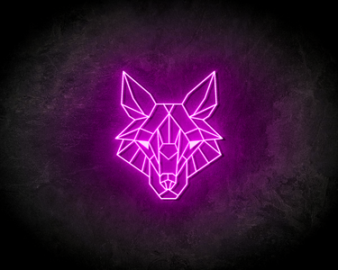 WOLF neon sign - LED Neon Leuchtreklame