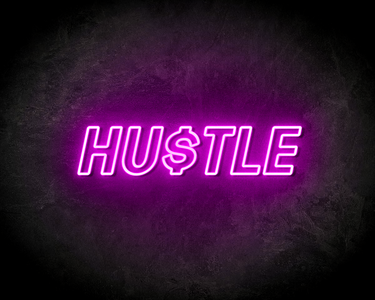 HUSTLE neon sign - LED Neon Leuchtreklame