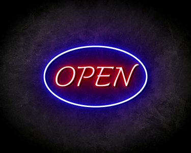 OPEN ROND neon sign - LED Neon Leuchtreklame