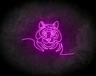 TIGER neon sign - LED Neon Leuchtreklame