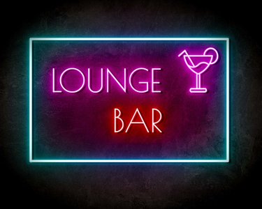 LOUNGE BAR CLASSY neon sign - LED Neon Reklame