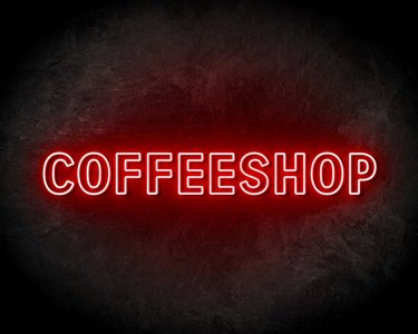 COFFEESHOP DUBBEL neon sign - LED Neon Reklame