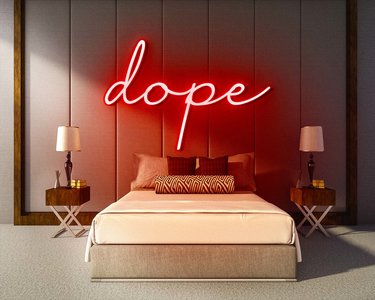 DOPE neon sign - LED Neon Reklame