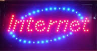 LED bord 'INTERNET' 