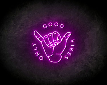 Good Vibes Only neon sign - LED Neon Reklame
