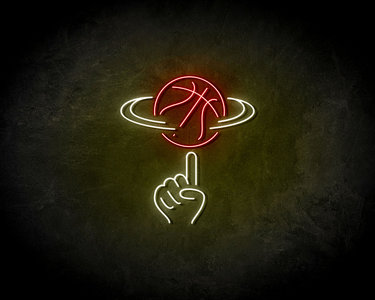 Spinning basketbal - LED Neon Leuchtreklame