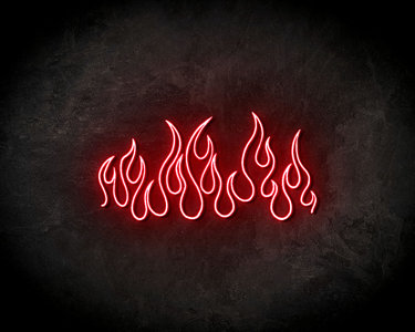 Flames neon sign - LED Neon Reklame