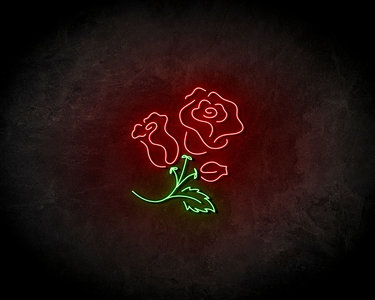 Roses neon sign - LED Neon Reklame