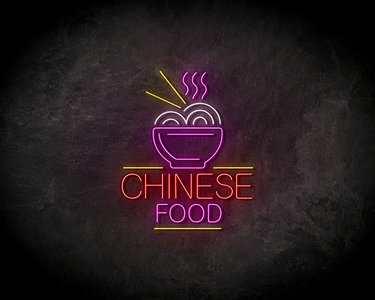 Chinese Food neon sign - LED Neon Reklame