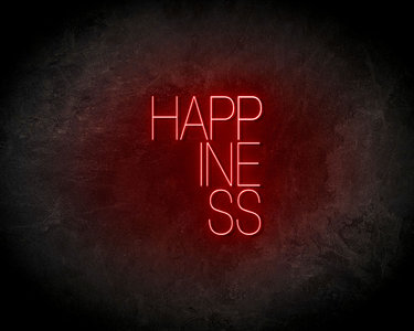 Happiness - LED Neon Leuchtreklame