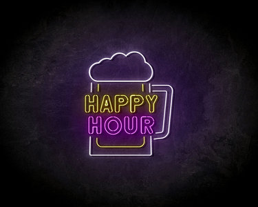 Happy Hour neon sign - LED Neon Reklame