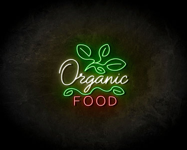 Organic Food neon sign - LED Neon Reklame