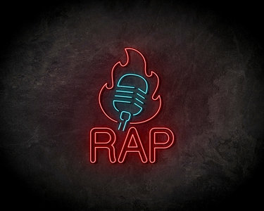 Rap - LED Neon Leuchtreklame
