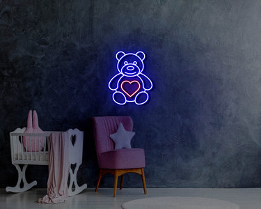 Teddy Bear - LED Neon Leuchtreklame