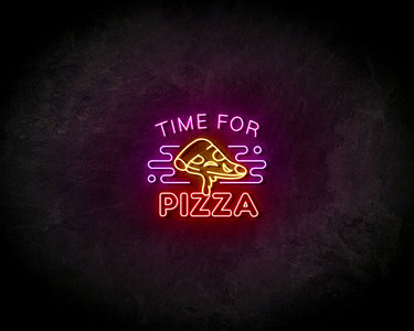 Time For Pizza neon sign - LED Neon Reklame