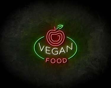 Vegan Food neon sign - LED Neon Reklame