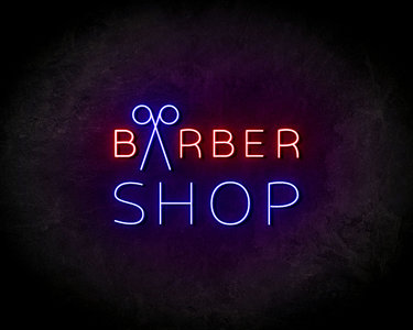 Barbershop Simpel - LED Neon Leuchtreklame