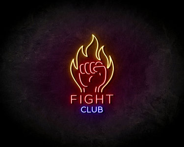 Fight Club Red neon sign - LED Neon Reklame