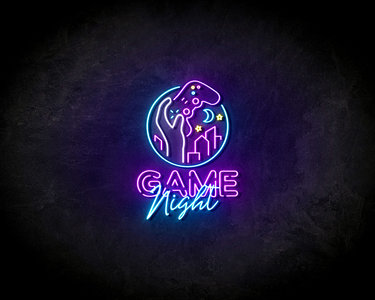 Game Night neon sign - LED Neon Reklame