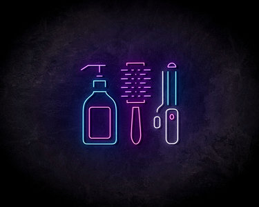 Hair Products neon sign - LED Neon Reklame