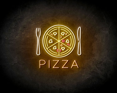 Pizza Yellow neon sign - LED Neon Reklame