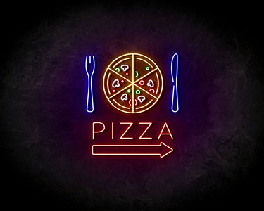 Pizza Blue neon sign - LED Neon Reklame