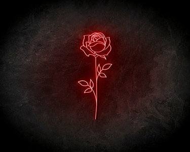 Rose neon sign - LED Neon Reklame