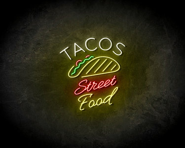 Tacos streetfood neon sign - LED Neon Reklame