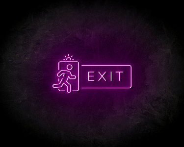 Exit neon sign - LED Neon Reklame