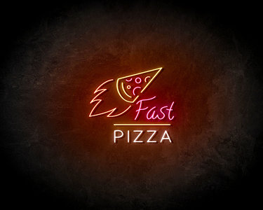 Fast pizza neon sign - LED Neon Reklame