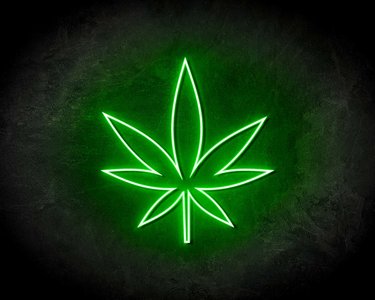 WEED neon sign - LED Neon Leuchtreklame